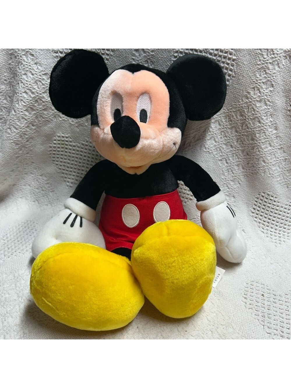 Vintage Disney Mickey Mouse Plush Stuffed Animal Soft 18 Inch